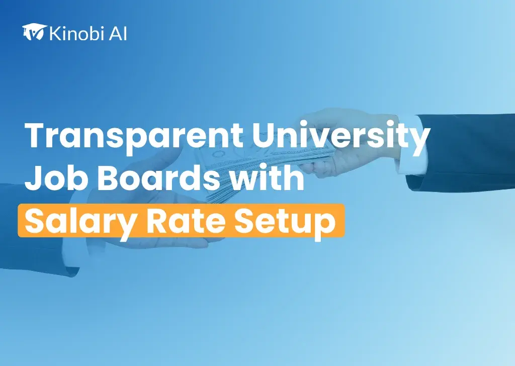 Transparent University Job Boards with Salary Rate Setup 